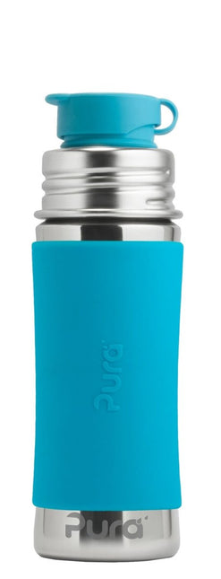 Pura Waterfles Rvs 325Ml Set Aqua 3 delig - Pura - Babywinkel - 853766006959