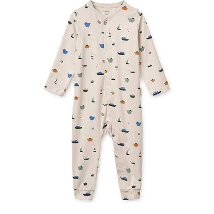 Pyjama Jumpsuit Mini Sailing / Sandy koop je bij Babywinkel