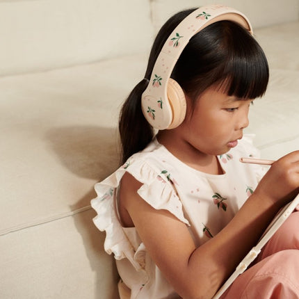 Quinn draadloze hoofdtelefoon Peach / Sea shell koop je bij Babywinkel