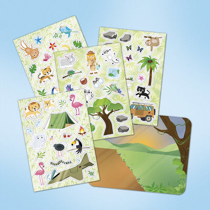 Raamstickers Jungle Dieren - Babywinkel - 8714274025738