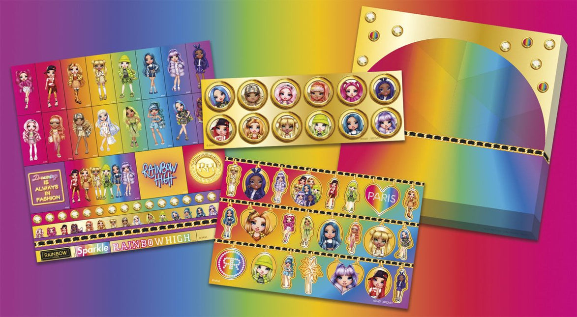 Rainbow High Stickerset - Babywinkel - 8714274620407