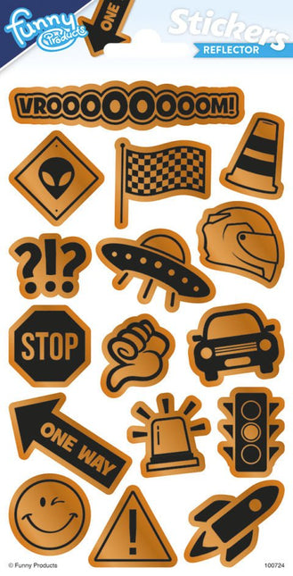 Reflecterende Stickers Verkeer - Babywinkel - 8718819314684