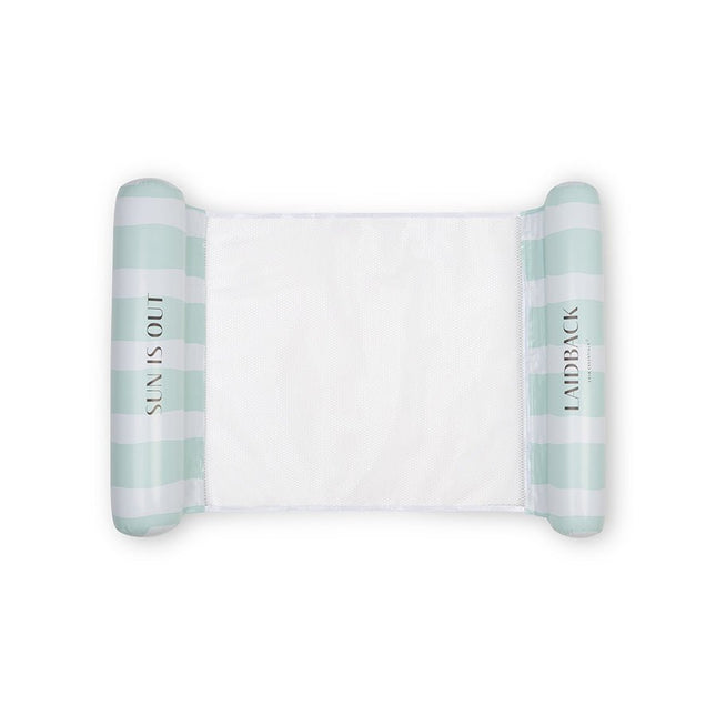 Resort Stripe Green Opblaasbare Waterhangmat koop je bij Babywinkel