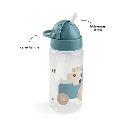 Rietjesbeker Tiny farm Blue 350 ml koop je bij Babywinkel