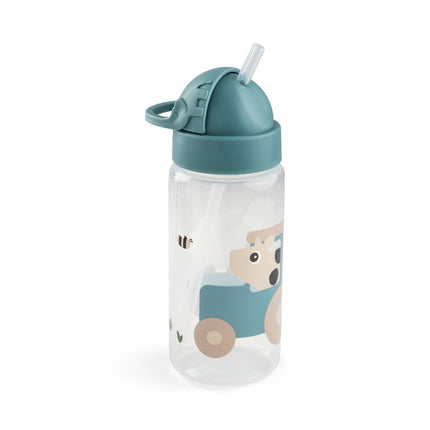 Rietjesbeker Tiny farm Blue 350 ml koop je bij Babywinkel