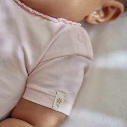 Romper korte mouw roze Blossom koop je bij Babywinkel