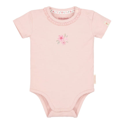 Romper korte mouw roze Blossom koop je bij Babywinkel