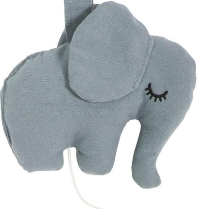 Roommate Muziekdoosje Zee Grijs Olifant Op Bal - Roommate - Babywinkel - 5713137003749