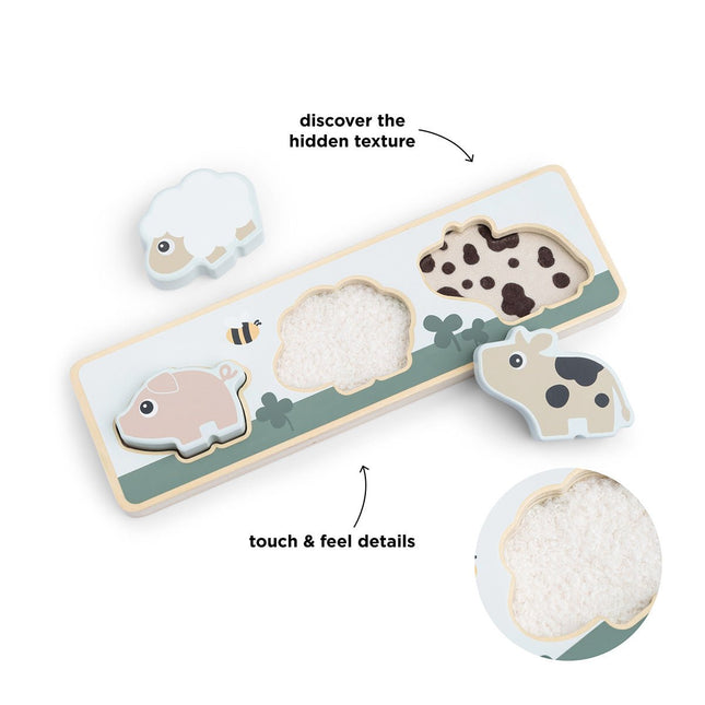 Sensory puzzle Tiny farm - Babywinkel - 5712643057710