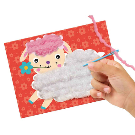 Ses 14043 Fluffy Dieren Borduren - Babywinkel - 8710341140434