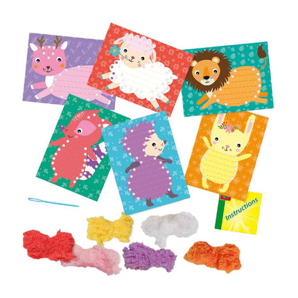 Ses 14043 Fluffy Dieren Borduren - Babywinkel - 8710341140434