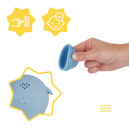 Set van 4 siliconen badsproeiers - Babywinkel - 3661276189263