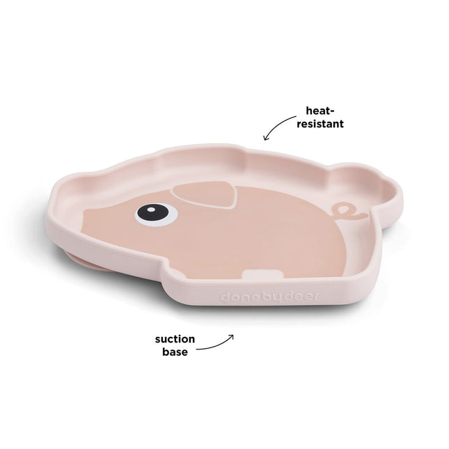 Silicone Stick&Stay plate Pigee - Babywinkel - 5712643056003