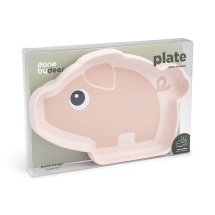 Silicone Stick&Stay plate Pigee - Babywinkel - 5712643056003