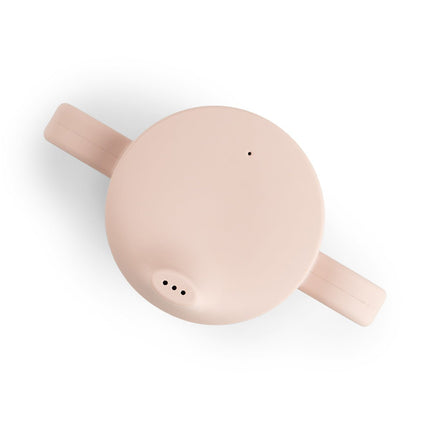 Siliconen drinkbeker met tuit en handvatten Tiny farm Powder koop je bij Babywinkel