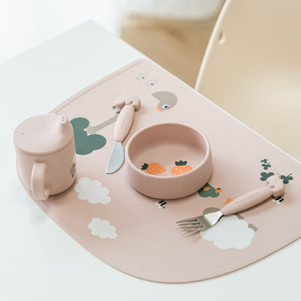 Siliconen kommen set 2 stuks Pigee Powder koop je bij Babywinkel