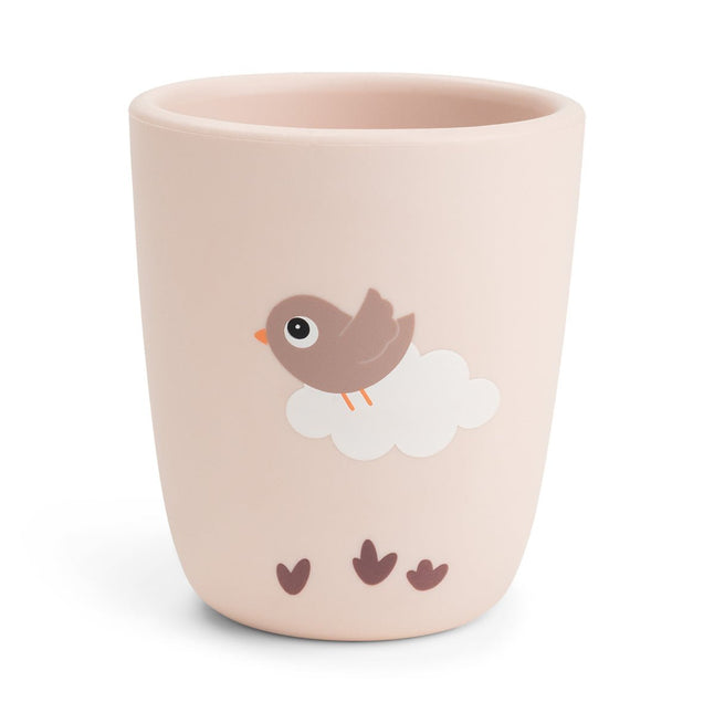 Siliconen mini - beker Playground Powder koop je bij Babywinkel