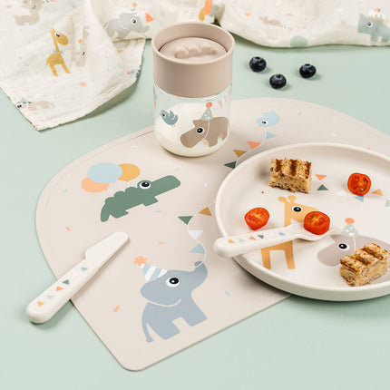 Siliconen placemat Celebration Sand koop je bij Babywinkel