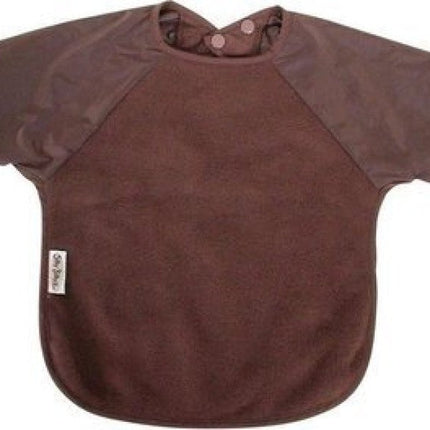 Silly Billyz Slabbetje Fleece Small Lange Mouwen Choco koop je bij Babywinkel