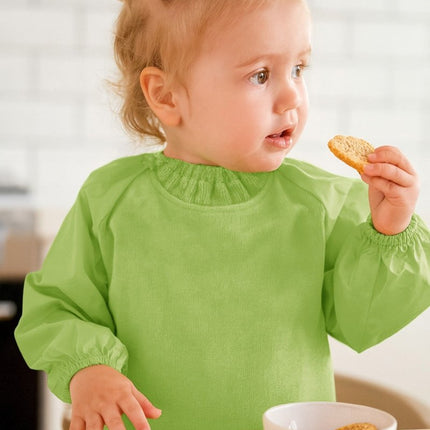 Silly Billyz Slabbetje Small Lange Mouwen Sage koop je bij Babywinkel