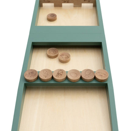 Sjoelbak/shuffle board/jeu de pallet/Jakkolo basilgreen - Babywinkel - 8714218729647