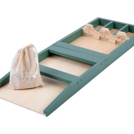Sjoelbak/shuffle board/jeu de pallet/Jakkolo basilgreen - Babywinkel - 8714218729647