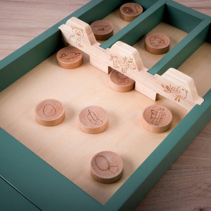Sjoelbak/shuffle board/jeu de pallet/Jakkolo basilgreen - Babywinkel - 8714218729647