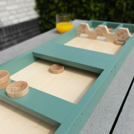 Sjoelbak/shuffle board/jeu de pallet/Jakkolo basilgreen - Babywinkel - 8714218729647