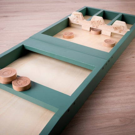 Sjoelbak/shuffle board/jeu de pallet/Jakkolo basilgreen - Babywinkel - 8714218729647