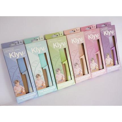 SKÅGFÄ KLYV Classic Kidssafe Mes Aqua koop je bij Babywinkel