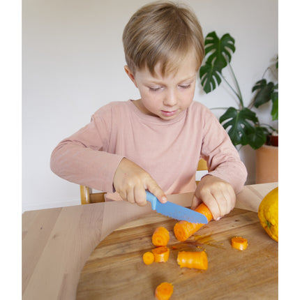 SKÅGFÄ KLYV Classic Kidssafe – nóż w kolorze chabrowym