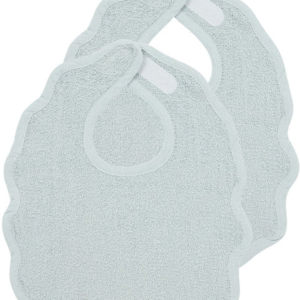 Slab 2 - pack badstof Wavy - grey blue - Babywinkel - 4054703477115