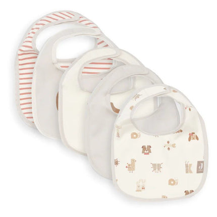 Slab Jersey Waterproof - Animal Friends - 5 Stuks - Babywinkel - 8717329403765