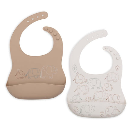 Slab Siliconen - Elephant Tales - 2 Stuks - Babywinkel - 8717329403819