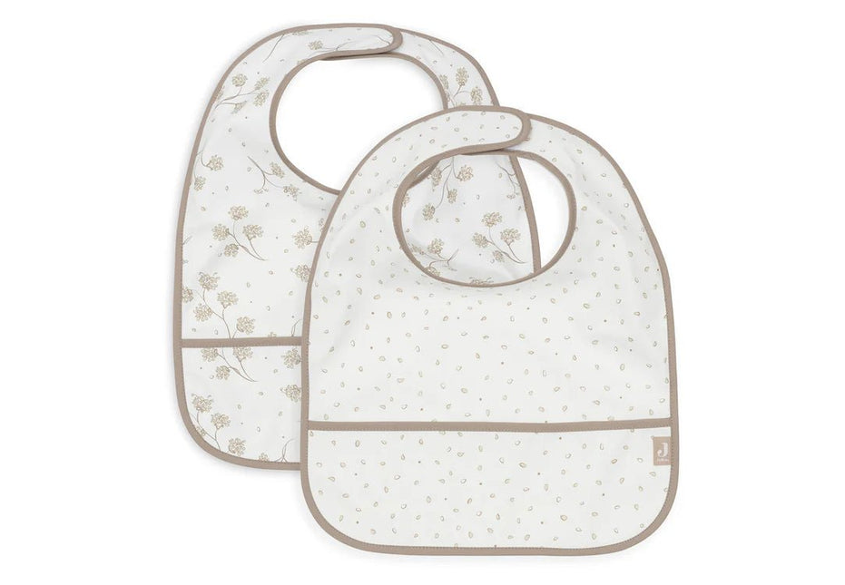 Jollein Slabbetje Leafy Dreams Waterproef 2St koop je bij Babywinkel