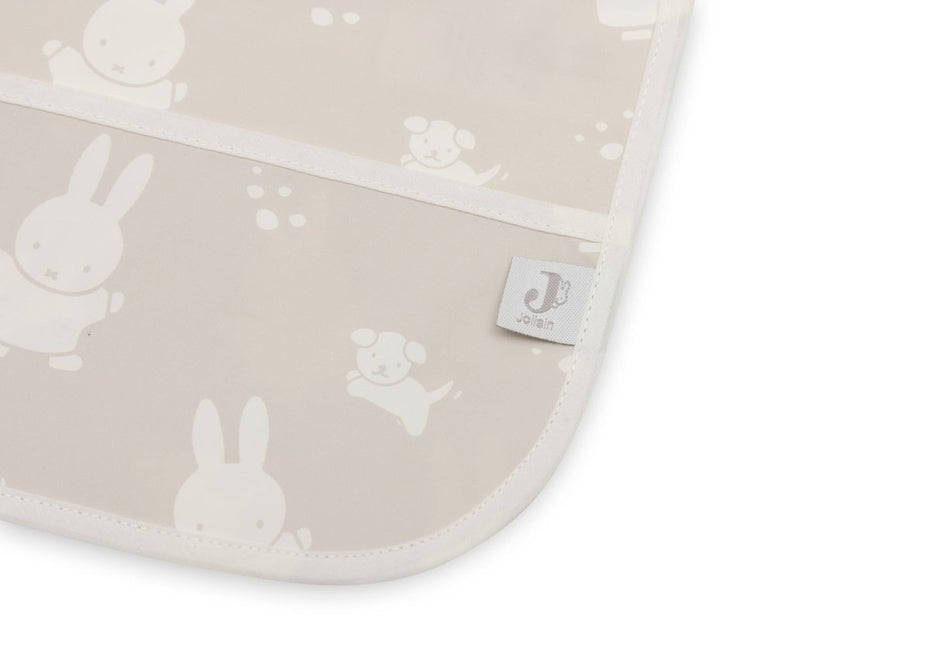 Jollein Slabbetje Waterproof Met Mouw Miffy & Snuffy Nougat koop je bij Babywinkel