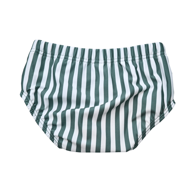 Slipstop Zwembroek Kind Green Bay Stripe Meisje - Slipstop - Babywinkel - 8683555254405