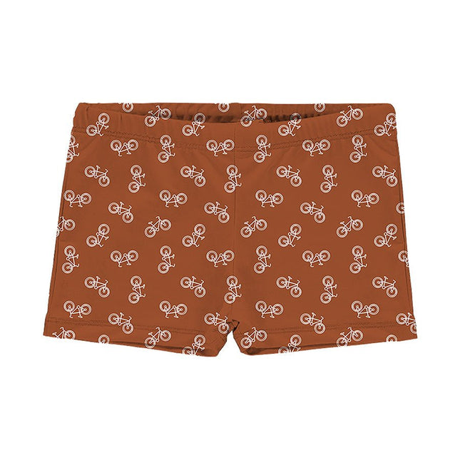 Slipstop Zwembroekje Bicycle Cognac Kort - Slipstop - Babywinkel - 8683555273253