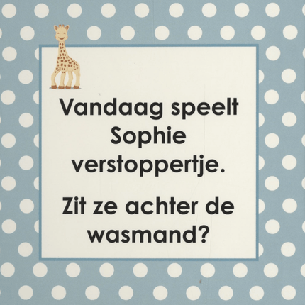 Sophie de Giraf Baby Boekje Boekje: Waar Is Sophie? - Sophie de Giraf - Babywinkel - 9789048318667