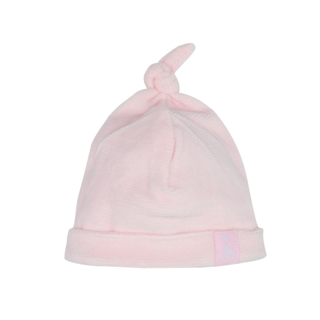 Sophie de Giraf Babymutsje Velours Rib Roze - Sophie de Giraf - Babywinkel - 3701322713049