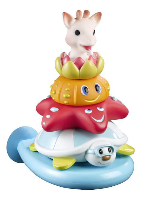 Sophie de Giraf Badspeelgoed Splash En Surf Pyramide - Sophie de Giraf - Babywinkel - 3056565234234
