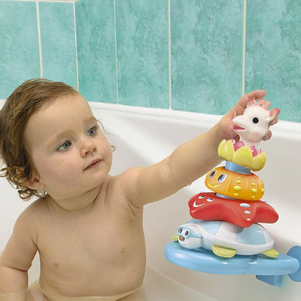 Sophie de Giraf Badspeelgoed Splash En Surf Pyramide - Sophie de Giraf - Babywinkel - 3056565234234