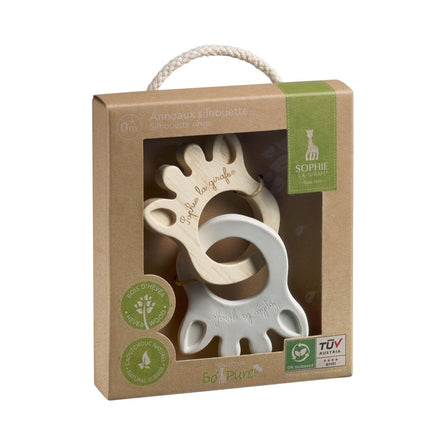 Sophie de Giraf Bijtring So'Pure Van Rubber/Hout - Sophie de Giraf - Babywinkel - 3056562202007