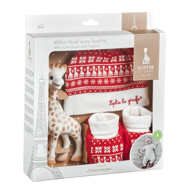 Sophie de Giraf Geschenkdoosje Kerstmis 3 delig - Sophie de Giraf - Babywinkel - 3056560103269