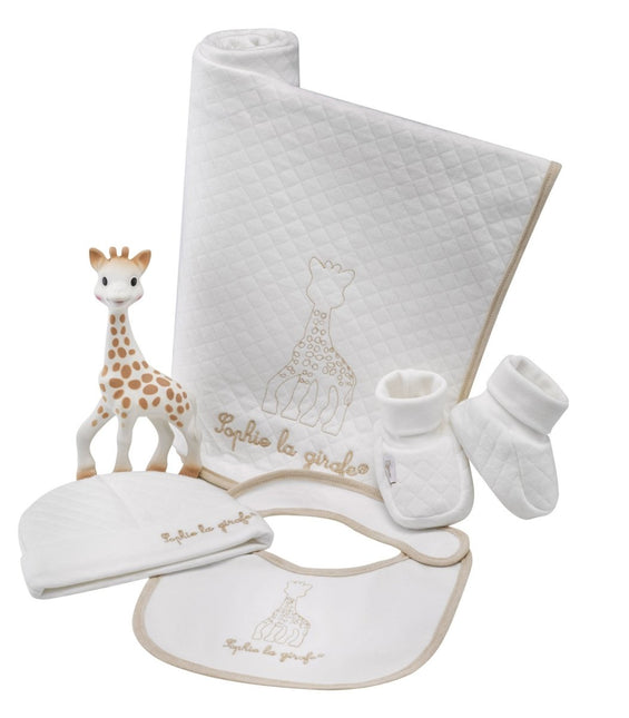 Sophie de Giraf Geschenkdoosje So'Pure Geboorteset 5 delig - Sophie de Giraf - Babywinkel - 3056562201291