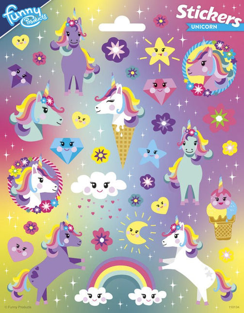 Stickers Grote Unicorn - Babywinkel - 8718819314721