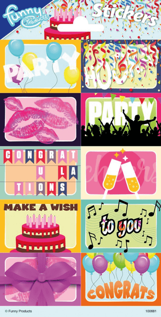 Stickers Party Xl - Babywinkel - 8718819313847