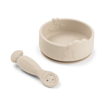 Stick&Stay learning meal set Sheepy Sand koop je bij Babywinkel