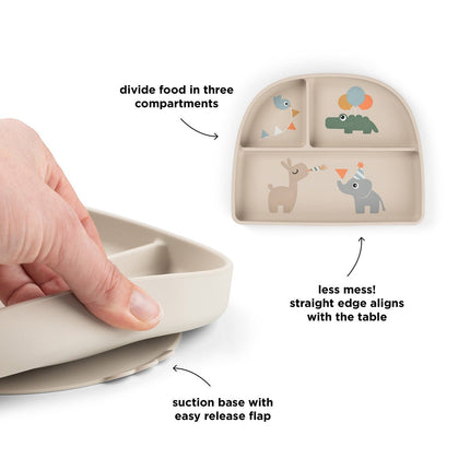 Stick&Stay Verdeel Bord Celebration Sand koop je bij Babywinkel