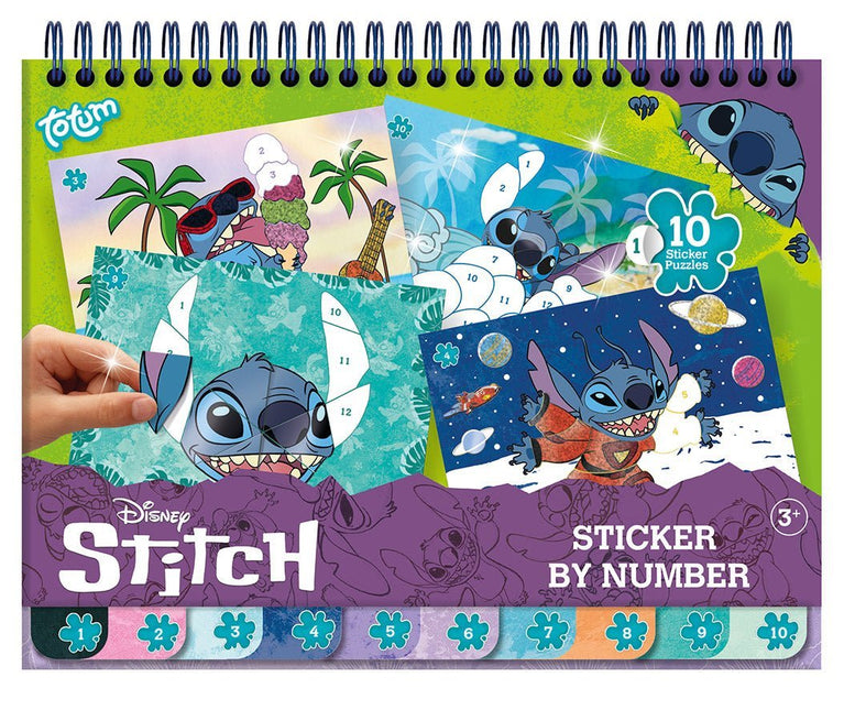 Stitch Knutsel Boek Nummer Stickeren - Babywinkel - 8714274700123
